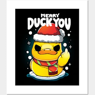 Merry Duck You Posters and Art